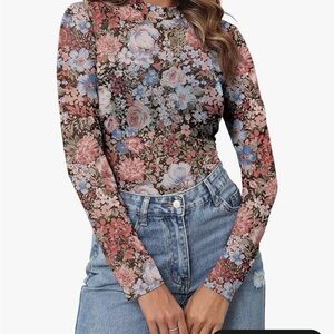 Floral Long Sleeve Top